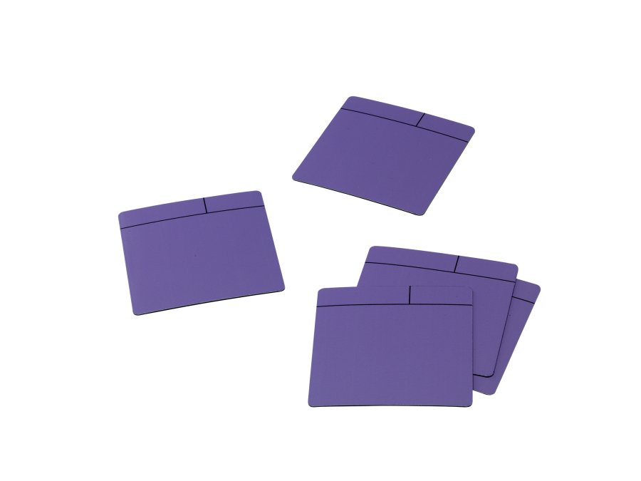 Magnetische Aufgabenkarten - Lila - Paket mit 5 Stk. #1