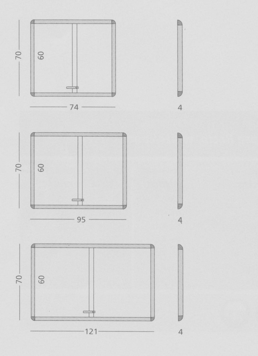 Schaukasten, abschlie&szlig;bar, Showcase, magnetisch, 70 x 74 cm