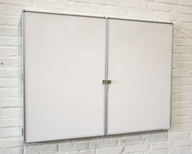 Whiteboard mit 2 Türen (5 Seiten), abschließbar - 60x90 cm (60x180 cm) - ohne Verschlusssystem #4