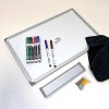 Whiteboard lackiert, 45 x 30 cm, inkl. Mikrofasertuch und 6 Markern #4