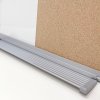 Whiteboard- und Kork-Kombitafel-Set 60x40cm, inkl. schwarzer Magnetmarker, 4 x schwarze 20-mm-Magnete, 12 schwarze Nadeln und Montagesatz #10
