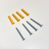 Whiteboard- und Kork-Kombitafel-Set 60x40cm, inkl. schwarzer Magnetmarker, 4 x schwarze 20-mm-Magnete, 12 schwarze Nadeln und Montagesatz #11