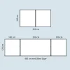 Whiteboard mit 2 Türen (5 Seiten), abschließbar - 120x150 cm (120x300 cm) - ohne Schließbeschlag #3