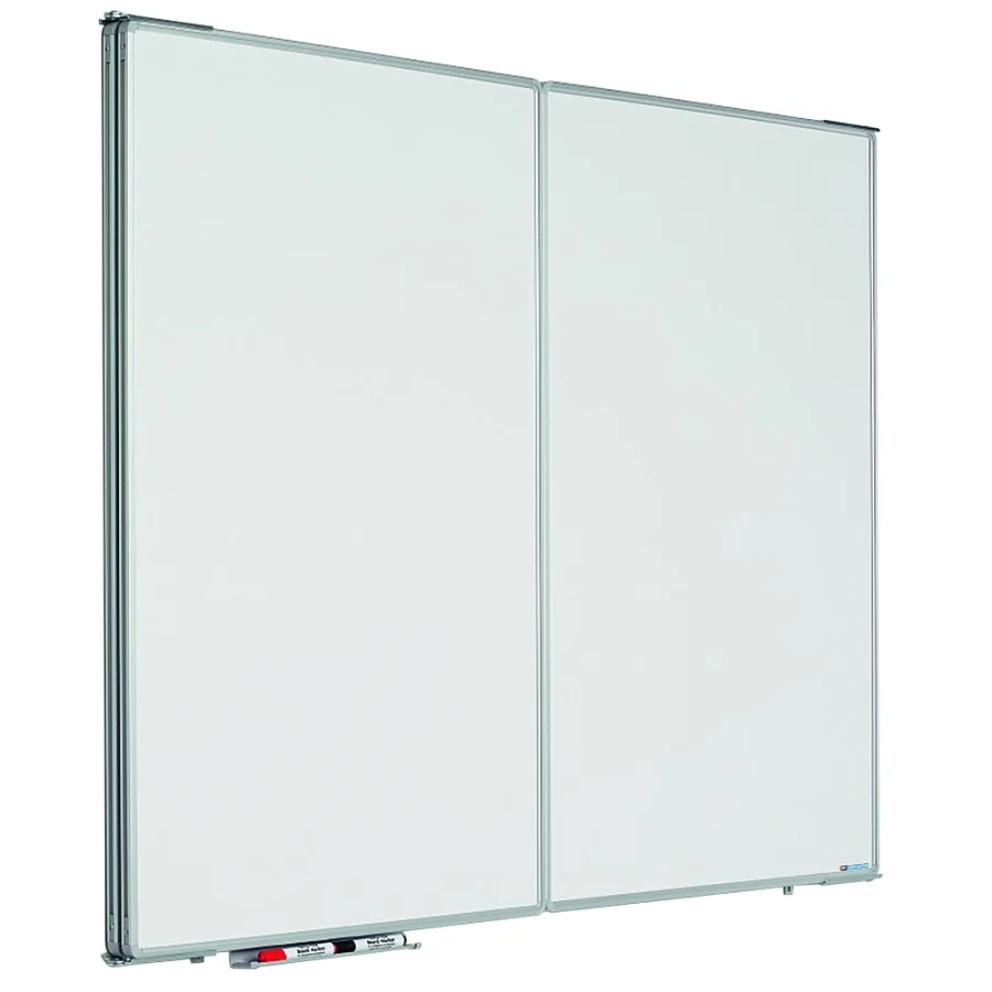 Whiteboard mit 2 Türen (5 Seiten), abschließbar - 120x150 cm (120x300 cm) - ohne Schließbeschlag #4