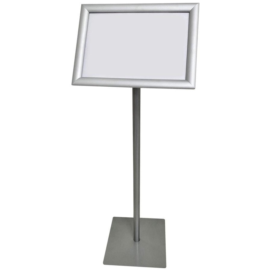 BASIC Infostand A3 - 92mm hoch - A3 Klapprahmen profil 25mm, silber #2