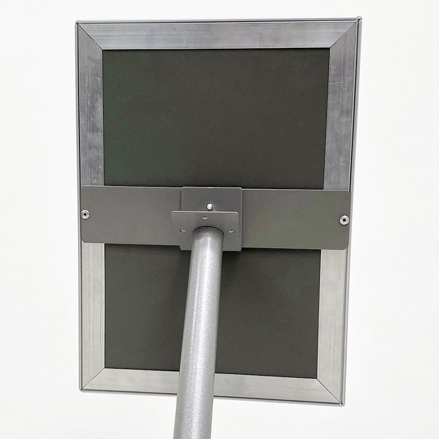 BASIC Infostand A3 - 92mm hoch - A3 Klapprahmen profil 25mm, silber #7