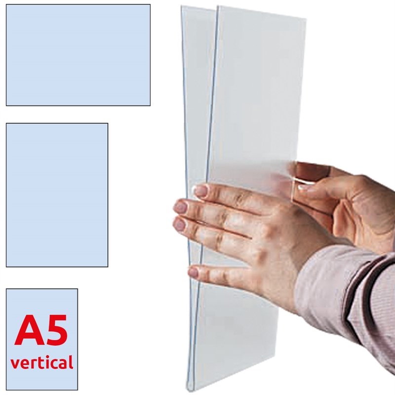 Acrylhalter, Design Stand, transparent, A5 - 14,8 x 21 cm