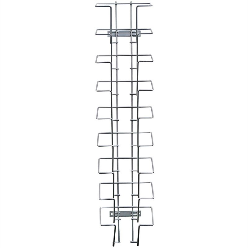 Broschürenhalter für die Wand 9xA5 oder A6 Horizontal silber #2