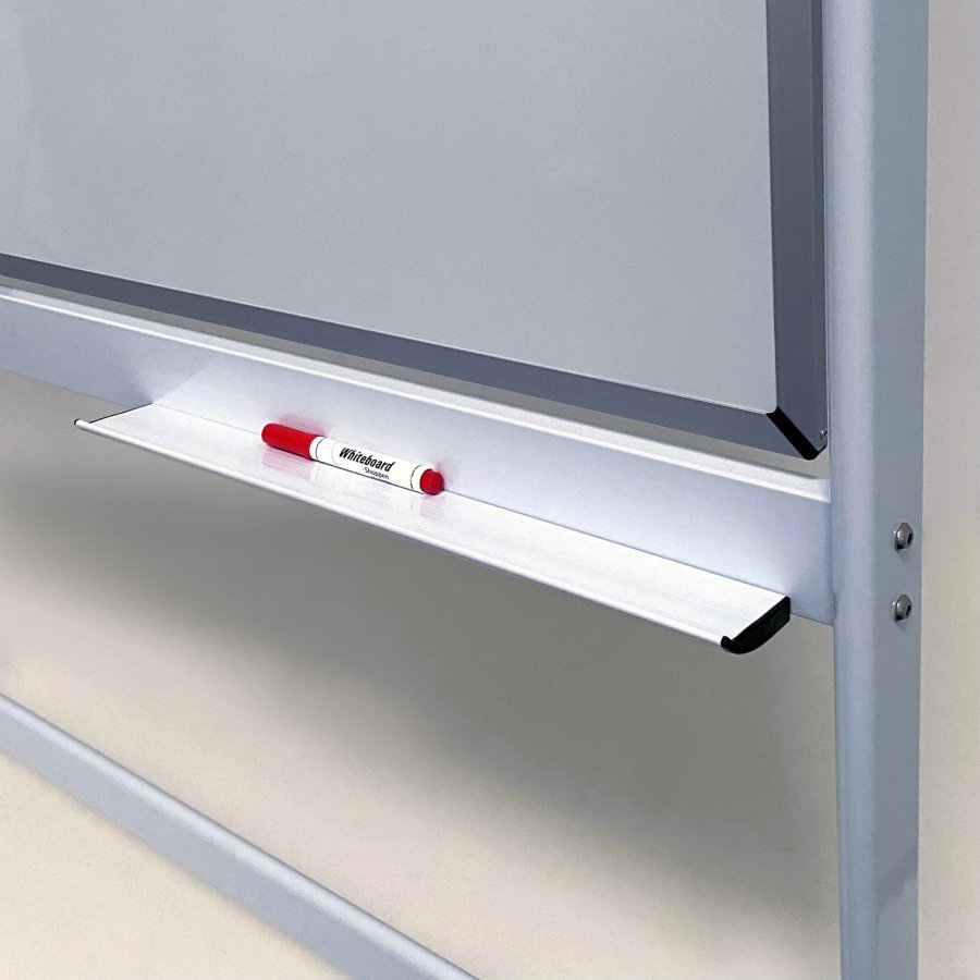 Whiteboard Pro: Emaillierte Wendetafel 150x120 cm auf mobilem Stativ #8