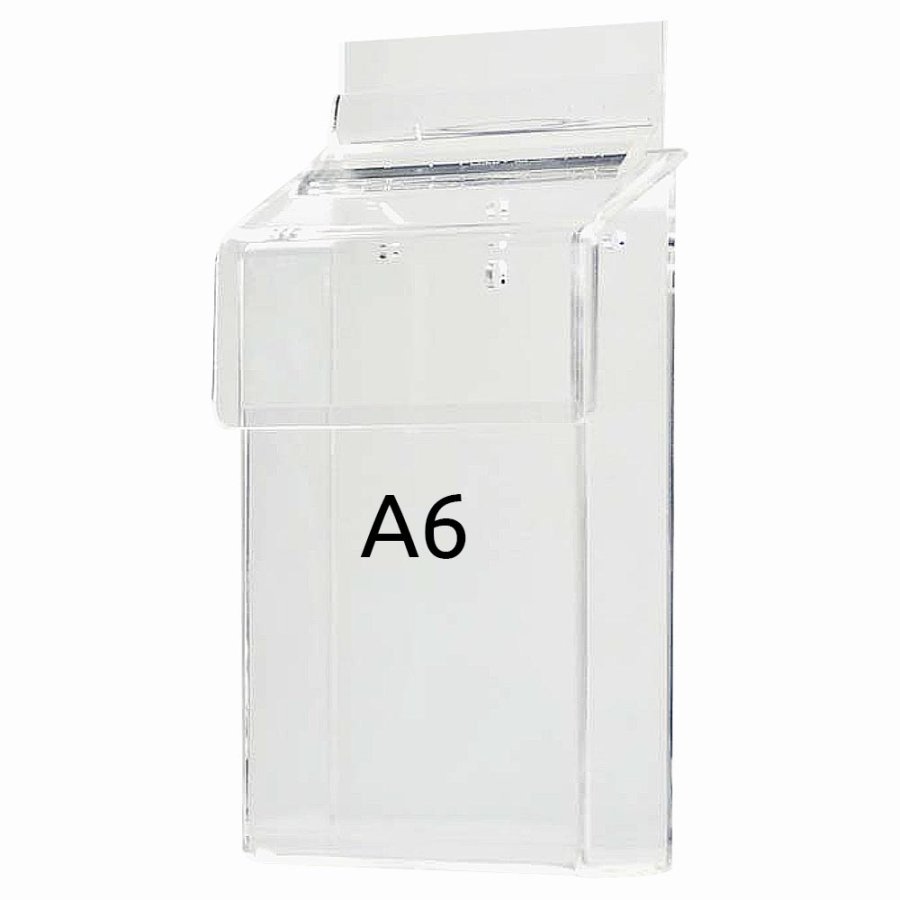 Outdoor-Prospekthalter box aus Acryl, vertikal, A6 #7