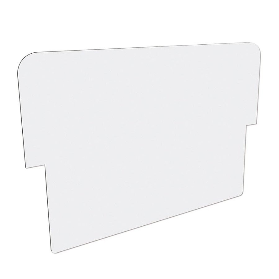 Logoplatte weiß für Alu-Line Sandwich Straßenschild - A2 46 x 22 cm #1
