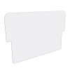 Logoplatte weiß für Alu-Line Sandwich Straßenschild - für A0 #1