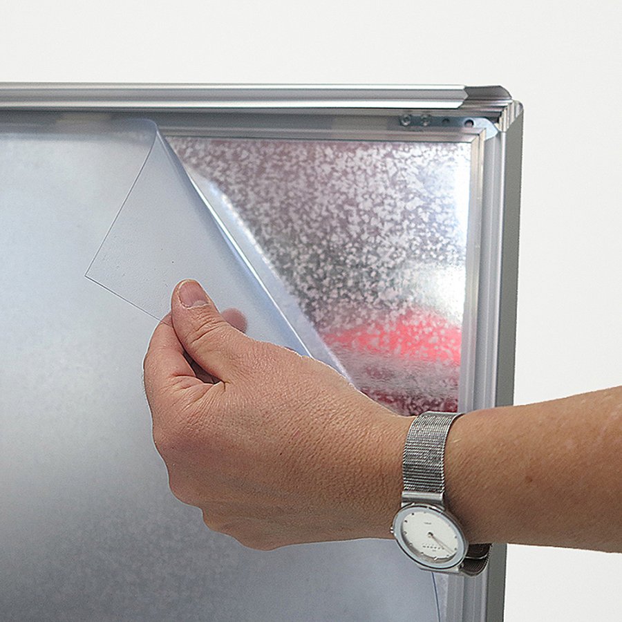 Alu-Line Standard Kundenstopper - A1 - Silber #15