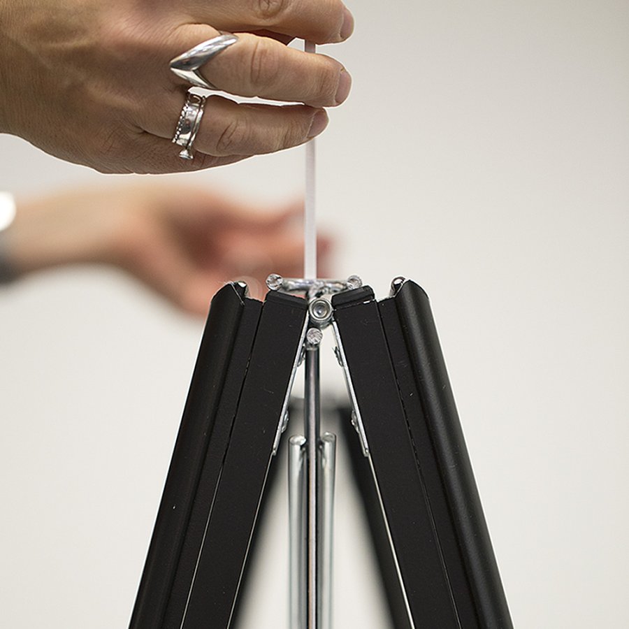 Alu-Line Standard Kundenstopper - A1 - schwarz #13