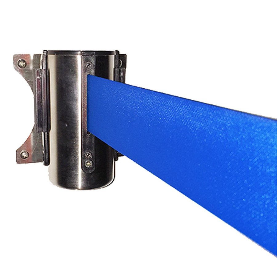 Absperrpfosten-Bandspender zur Wandmontage, blau #9
