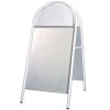 Expo Gotik Kundenstopper mit Logo schild - 50x70 cm - weiß #2