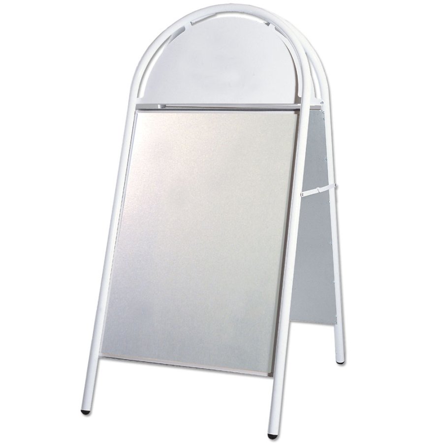 Expo Gotik Kundenstopper mit Logo schild - 50x70 cm - weiß #2