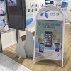 Expo Gotik Kundenstopper mit Logo schild - A1 - weiß #16