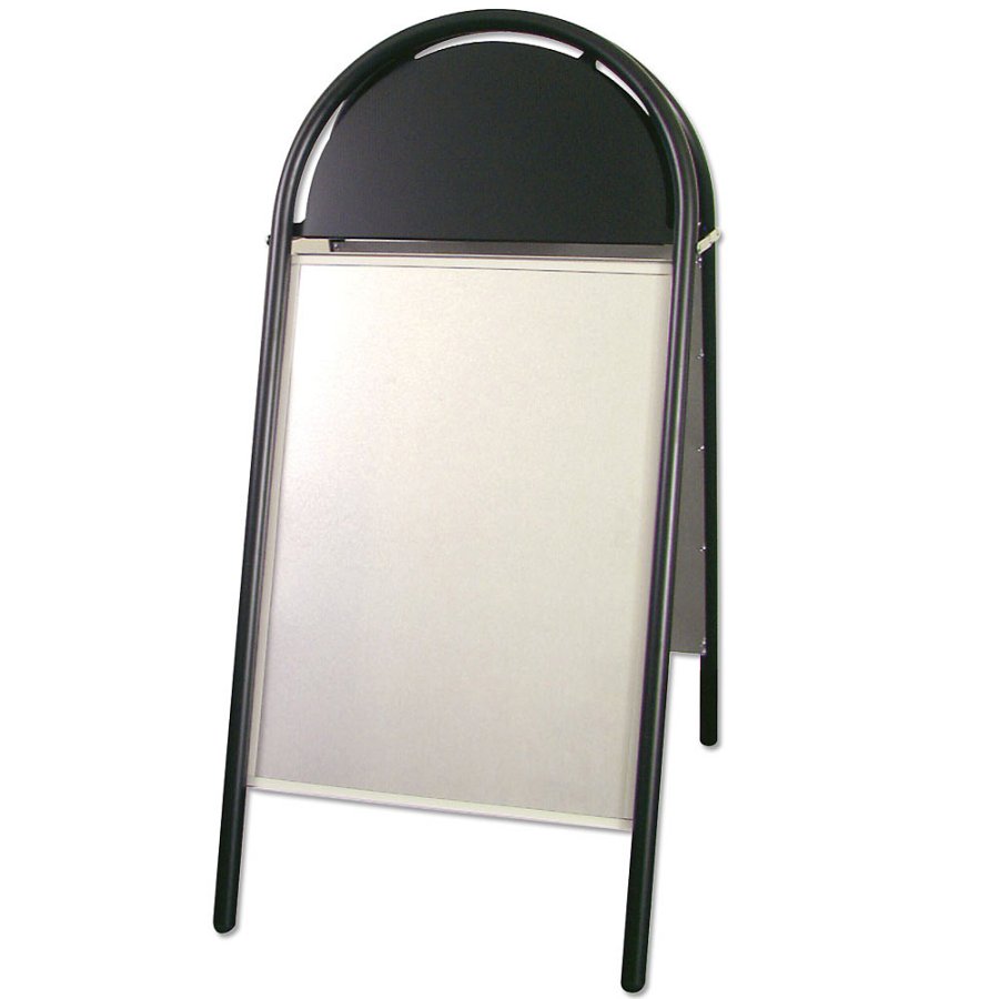 Expo Gotik Kundenstopper mit Logo schild - A1 - schwarz #10