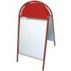 Expo Gotik Kundenstopper mit Logo schild - A1 - rot #9