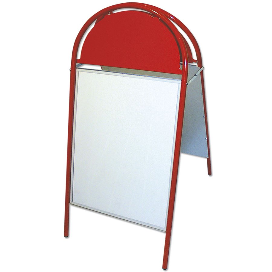 Expo Gotik Kundenstopper mit Logo schild - A1 - rot #9
