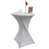 Eventtisch mit weißer Tischdecke #1