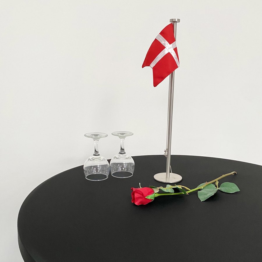 Elastische schwarze Tischdecke für Eventtisch Ø80 cm - Stilvoll und Praktisch #2