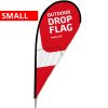 Schwarze Stangen für Beachflag, Outdoor Drop Flag, Small #1