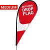 Beachflag, Outdoor-Dropflag, Medium, Stangensystem #1