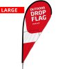 Beachflag, Outdoor-Drop flag, Large, Stangensystem #1