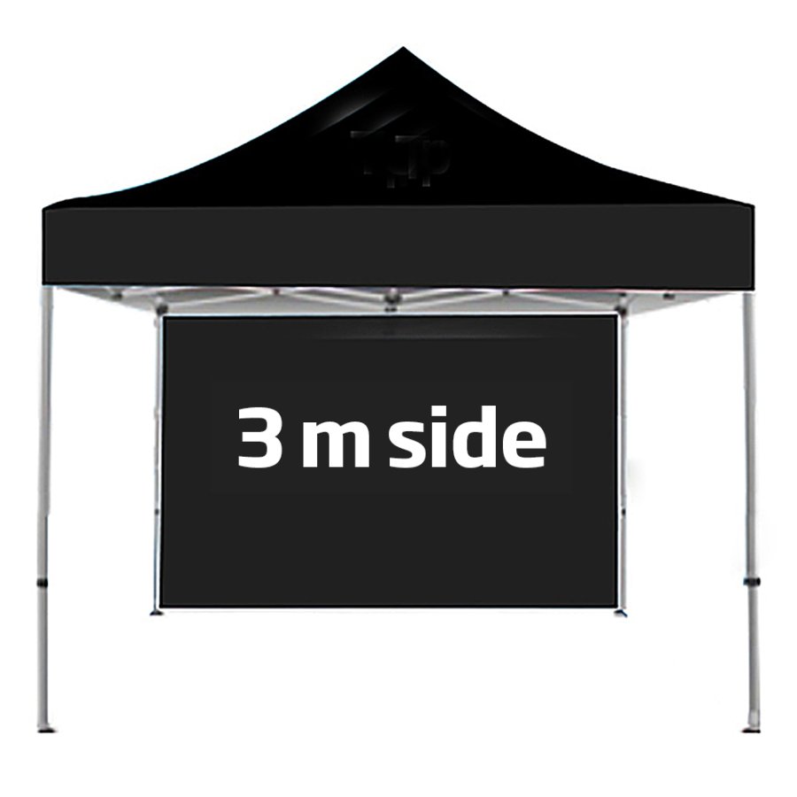 Seite für Eventzelt Lux 3 x 3 m, schwarz #4