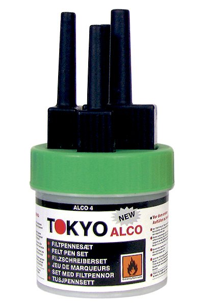 TOKYO ALCO 3 Filzstift-Set grün #1