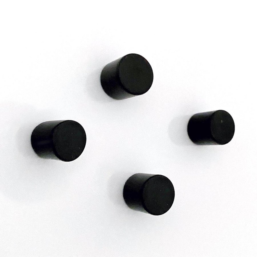 Superstarke Magnete in schwarz, 4 Stück #1
