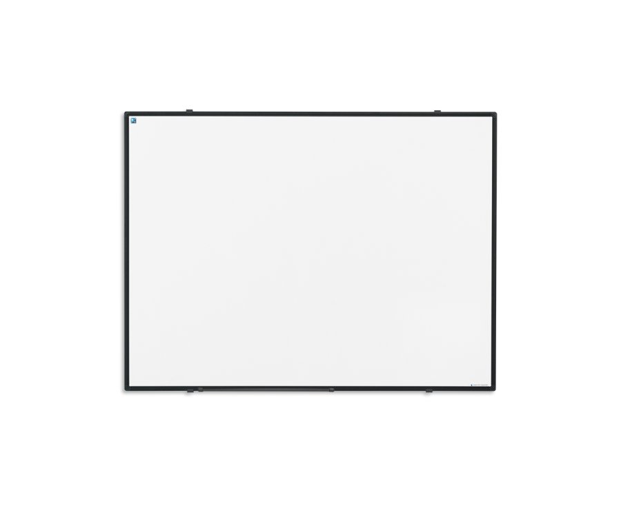 Stilvolles schwarzes Whiteboard aus Keramikmaterial mit Aluminiumrahmen - 45x60 cm