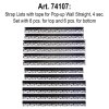 6 obere und 6 untere Riemen Komplettset für POP-UP WALL Straight 3x4 mit Clips #1