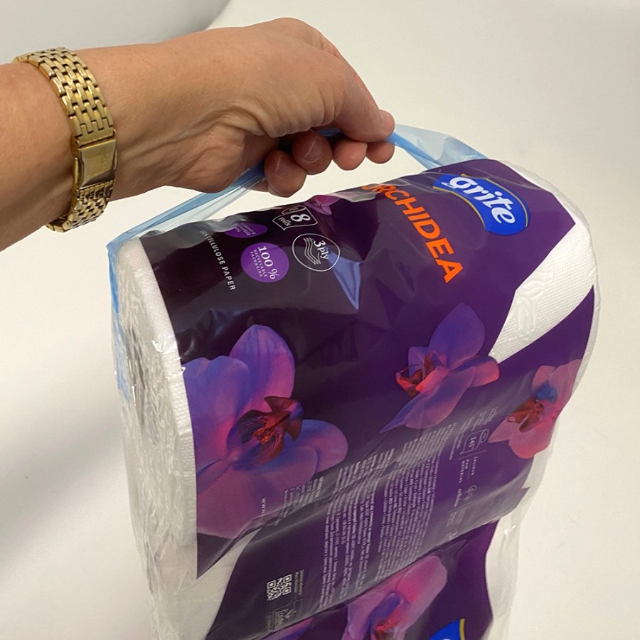 Toilettenpapier, Grite Orchidea White, 3-lagig, 100 % Frischfaser, 56 Rollen