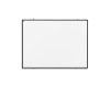 Stilvolles Schwarzes Whiteboard mit Alurahmen - 60x90 cm Keramikdesign #1