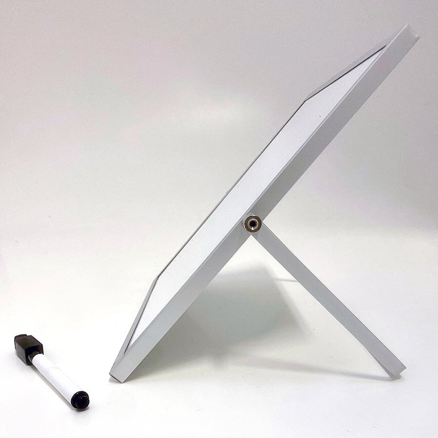 Effektives Mini-Whiteboard f&uuml;r den Schreibtisch - 25x25 cm