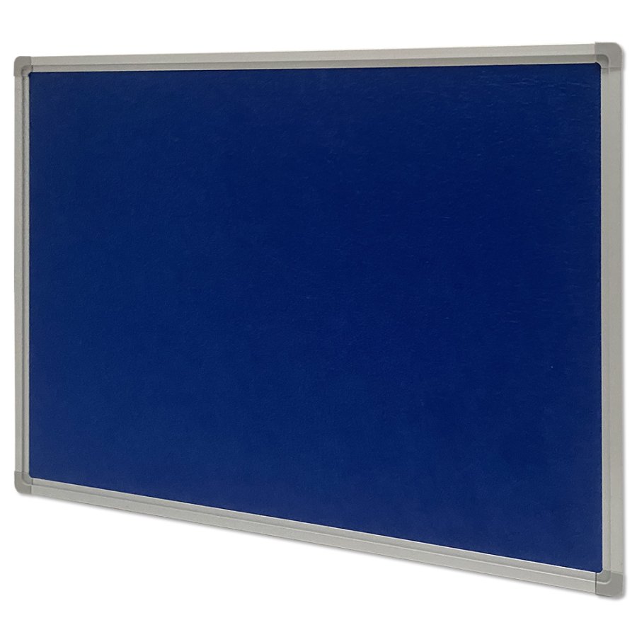 Inspire Notiztafel in Blau mit Alurahmen - 90x120 cm: Perfekt f&uuml;r das B&uuml;ro