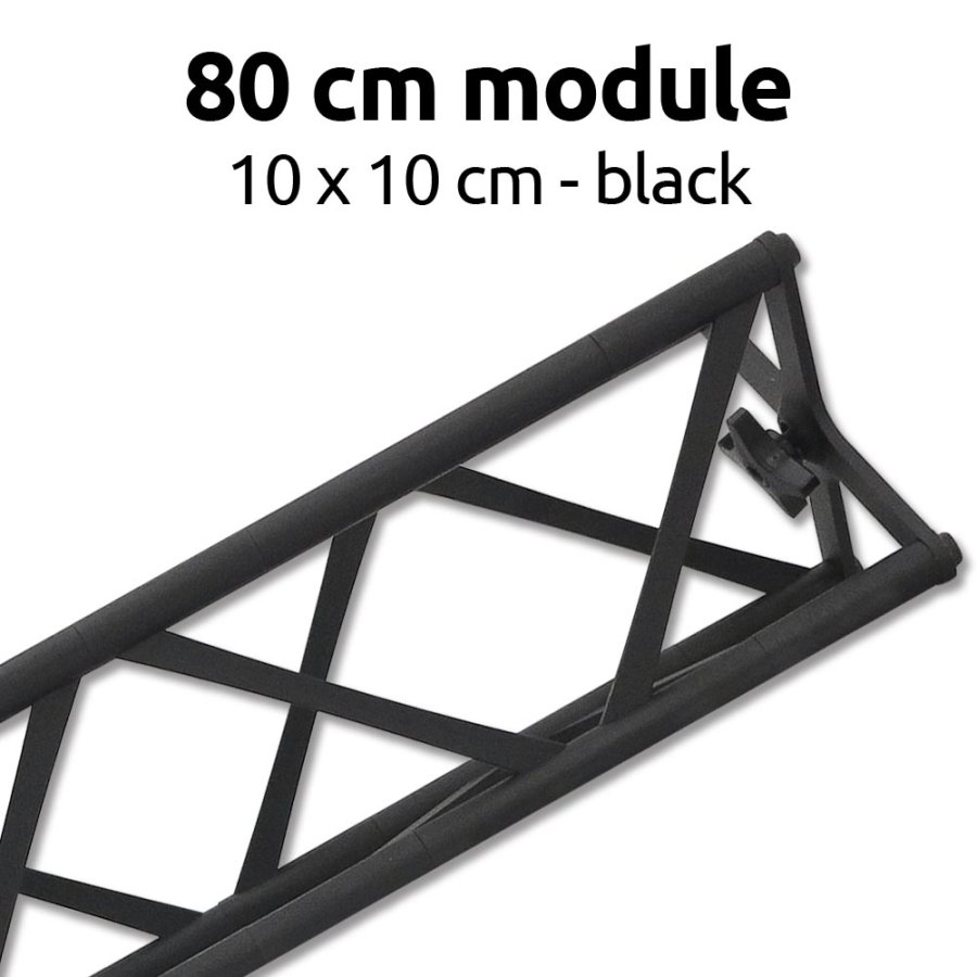 Crown Truss 10x10, Modul 80cm - schwarz