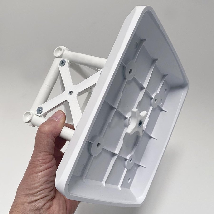 Crown Truss 10x10, Eckblock - Wei&szlig;