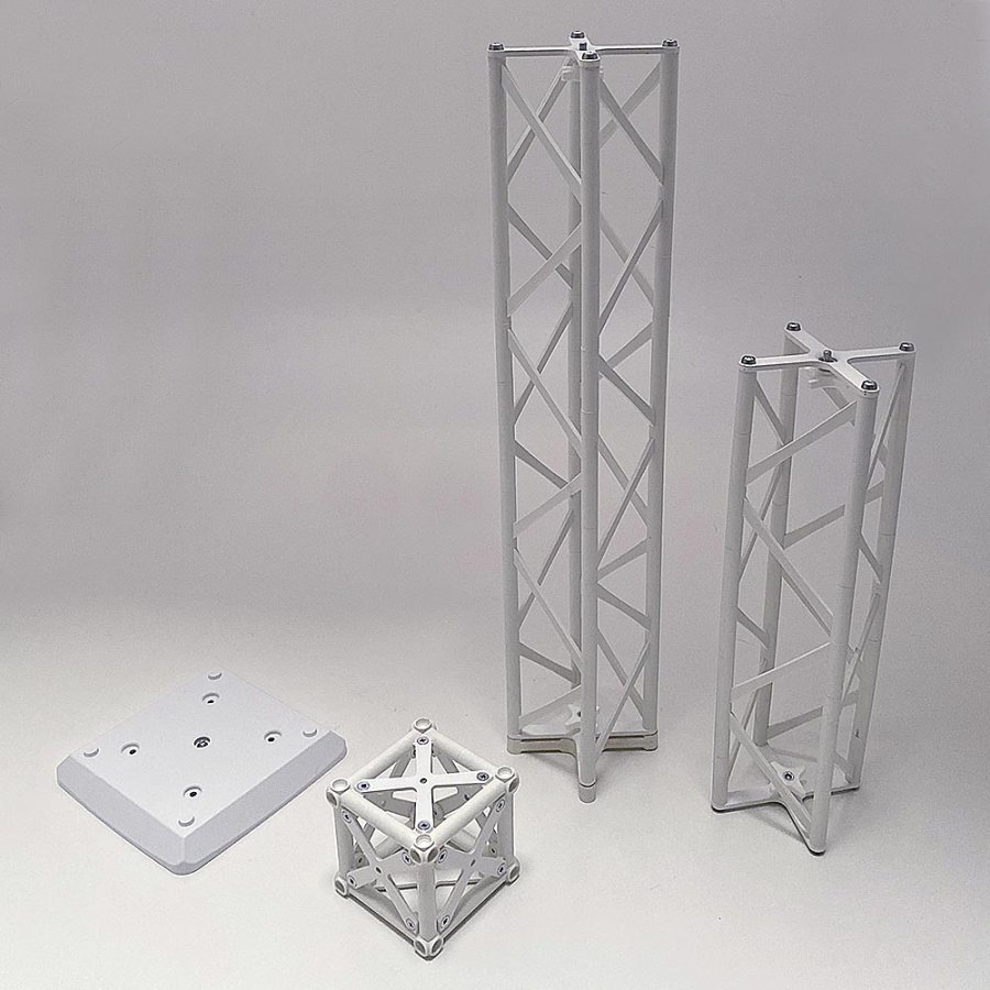 Crown Truss 10x10, Eckblock - Wei&szlig;