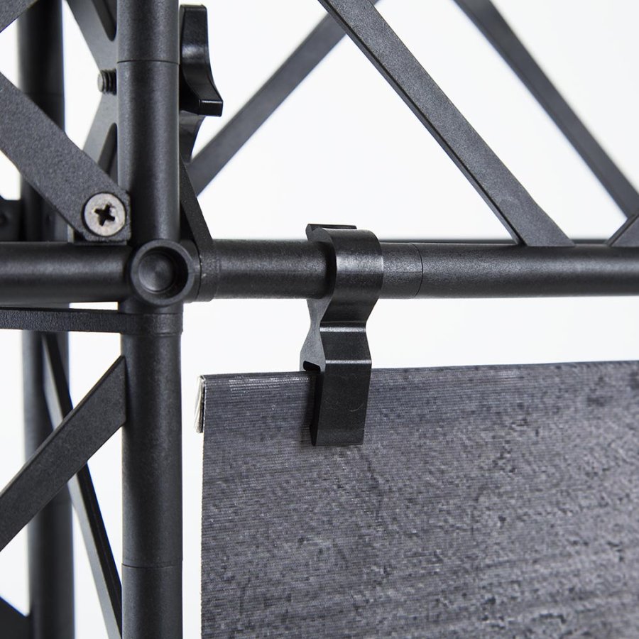 Top Clips, f&uuml;r Crown Truss 10, schwarz