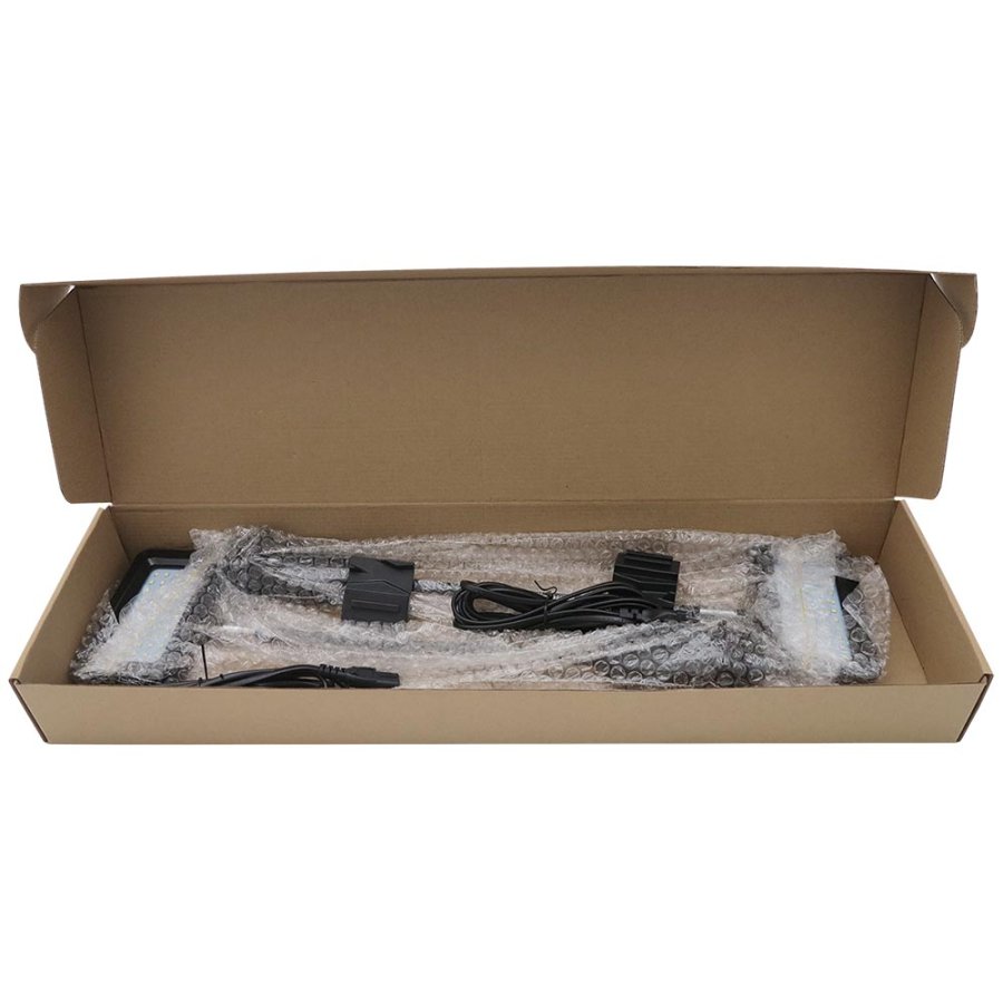 Crown Truss 10x10, LED, 15 Watt Strahler, inkl. Halterung - Schwarz. Satz. = 2 Stk.