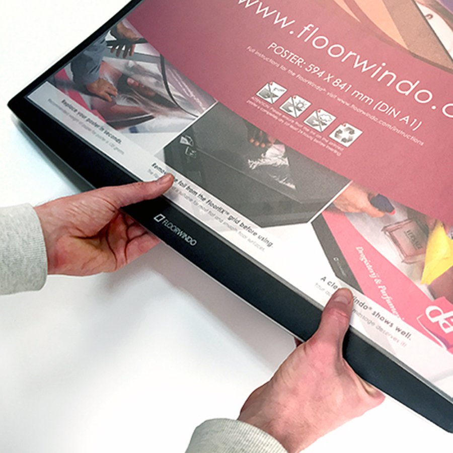 Windo Display, Plakathalter f&uuml;r Boden, A1