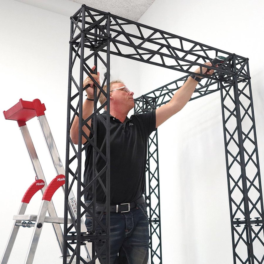 Crown Truss 10 Eckwand - schwarz