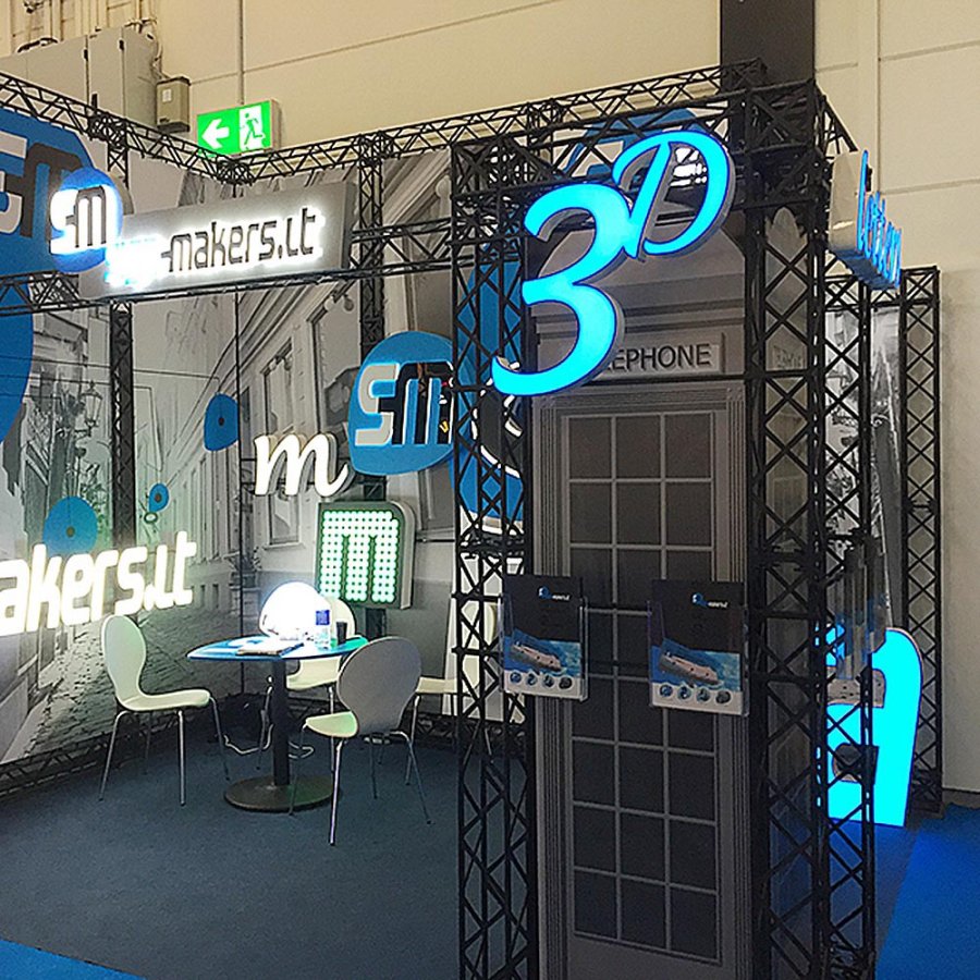 Crown Truss 10 3-teilige Wand - schwarz