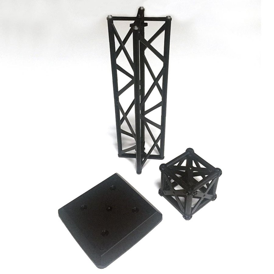 Crown Truss L-Shape 3 x 6 m, 10 x 10 cm, schwarz