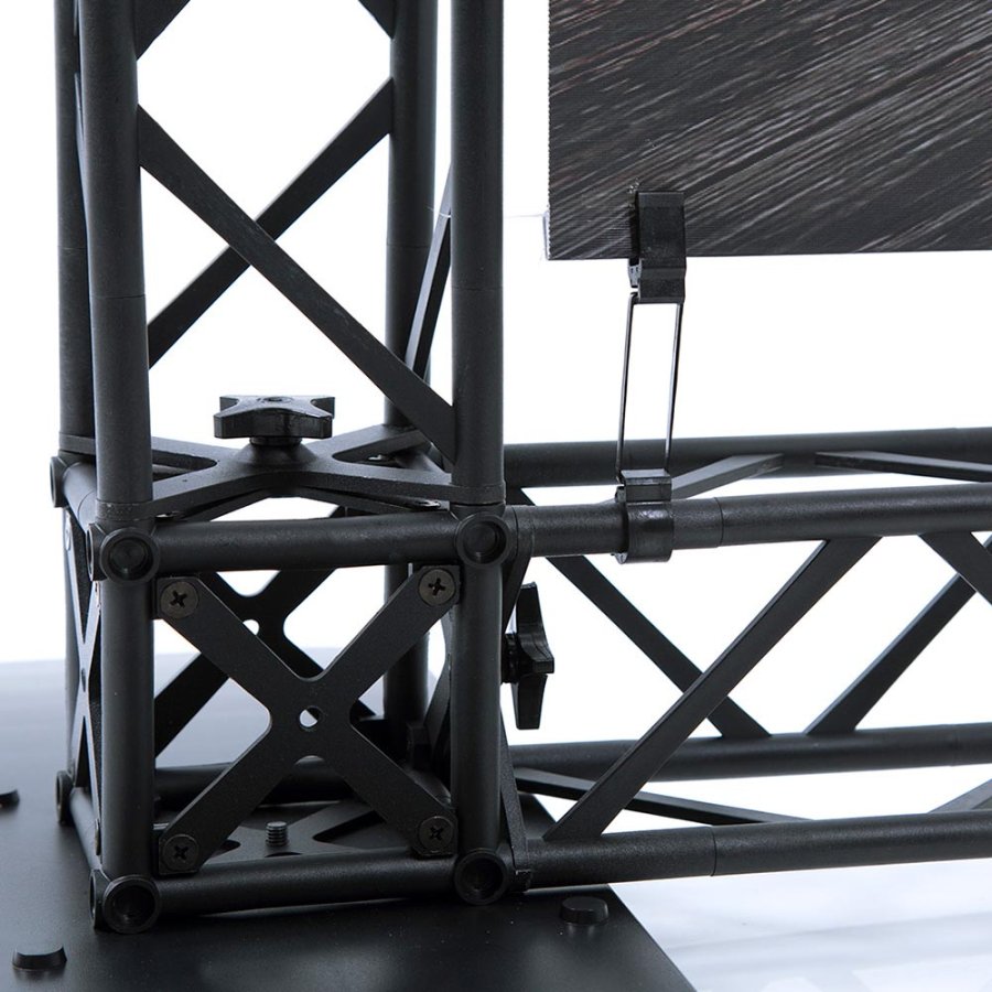 Crown Truss L-Shape 3 x 6 m, 10 x 10 cm, schwarz