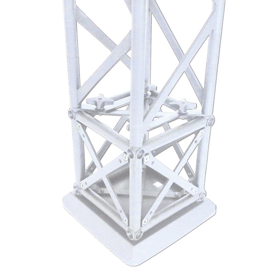 Crown Truss, Regular Base 19,5 x 19,5 cm - Wei&szlig;